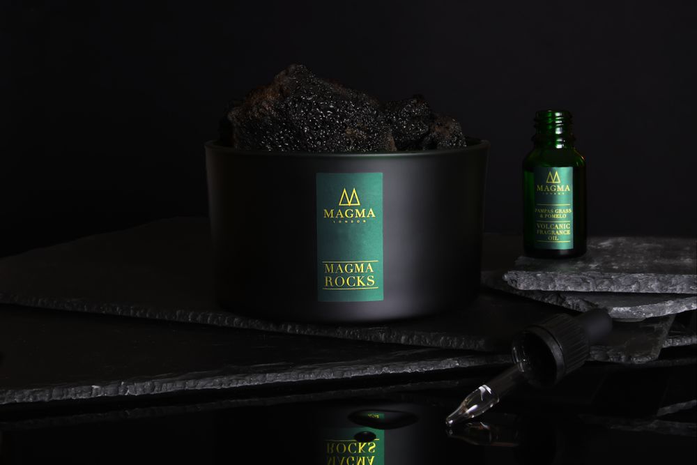 Home fragrances - Magma Rock (Volcanic Lava Rock Diffuser) - BRANDS OF LONDON