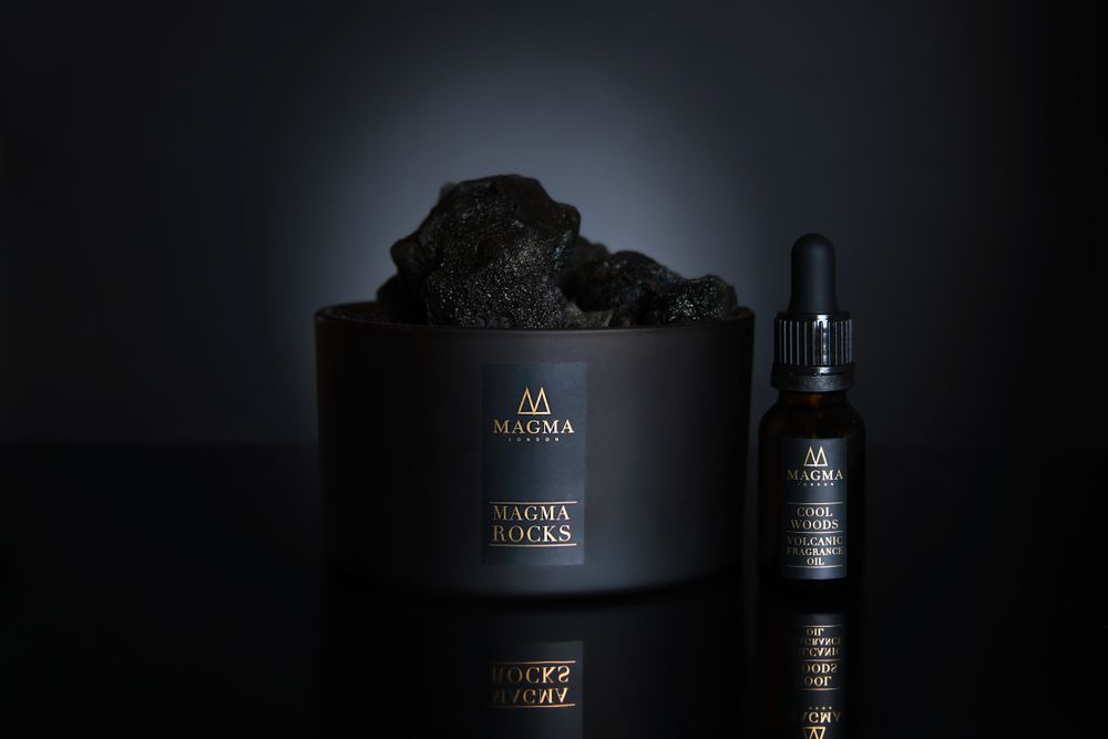 Home fragrances - Magma Rock (Volcanic Lava Rock Diffuser) - BRANDS OF LONDON