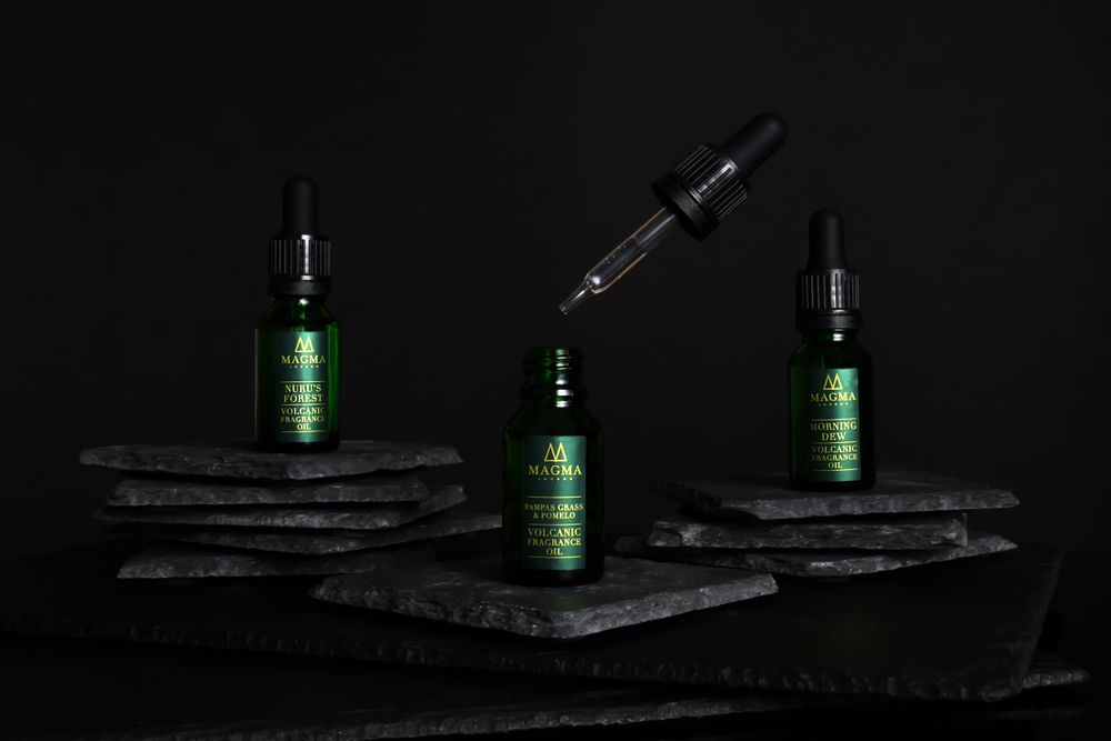 Home fragrances - Magma Rock (Volcanic Lava Rock Diffuser) - BRANDS OF LONDON