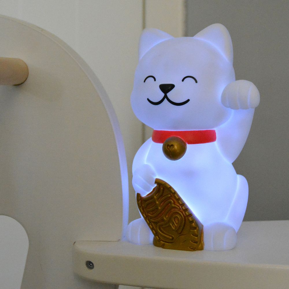 Cadeaux - Veilleuse chat porte-bonheur - DHINK.EU