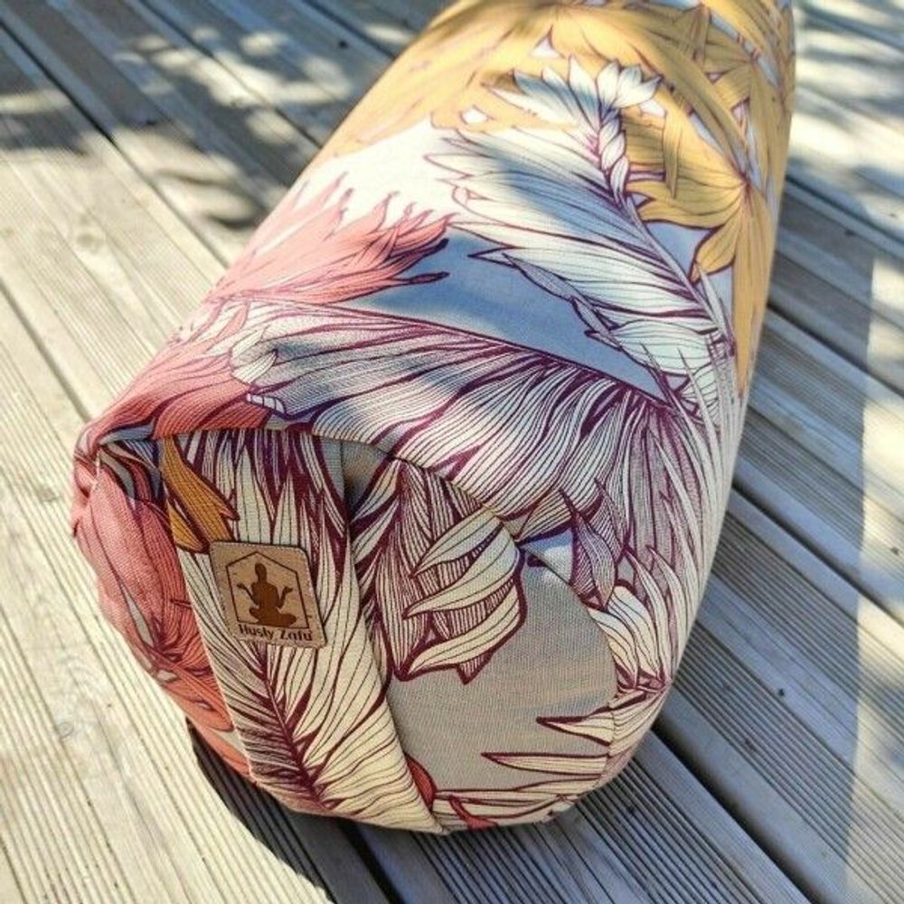 Cushions - Grey Coco Bolster - L'ATELIER DES CREATEURS