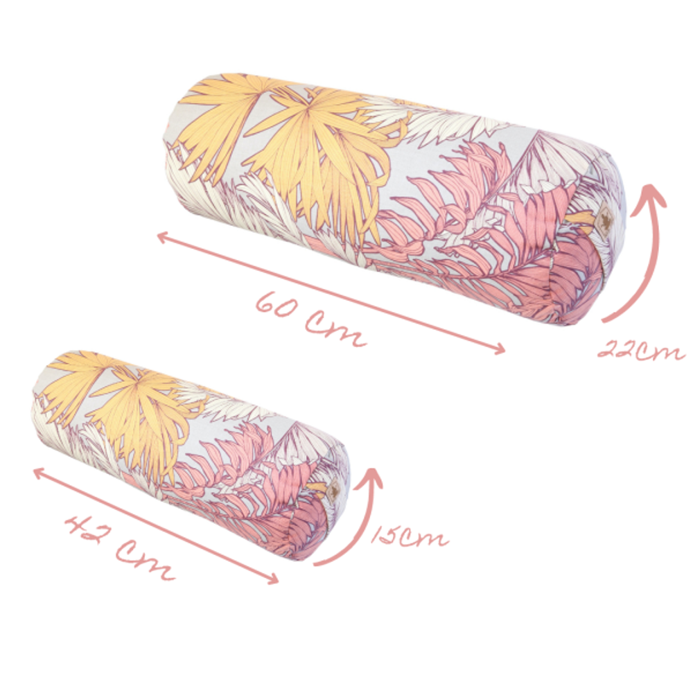 Cushions - Grey Coco Bolster - L'ATELIER DES CREATEURS