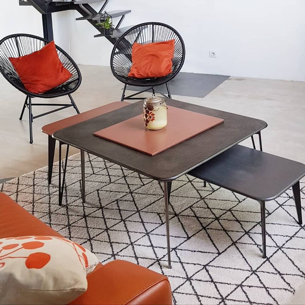 Tables basses - Table basse L'CUBA made in France - L'CRAFT