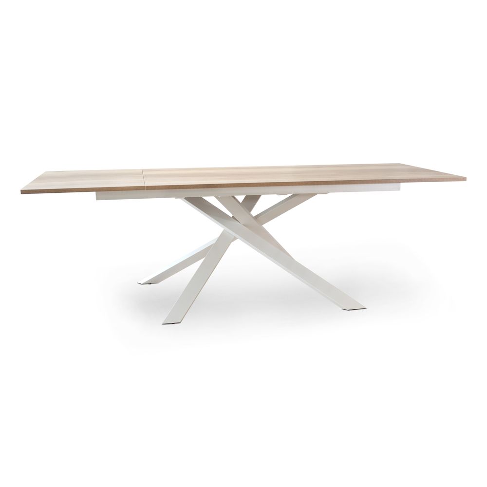 Tables Salle à Manger - Table Cribel Giove, bois blanc - CRIBEL