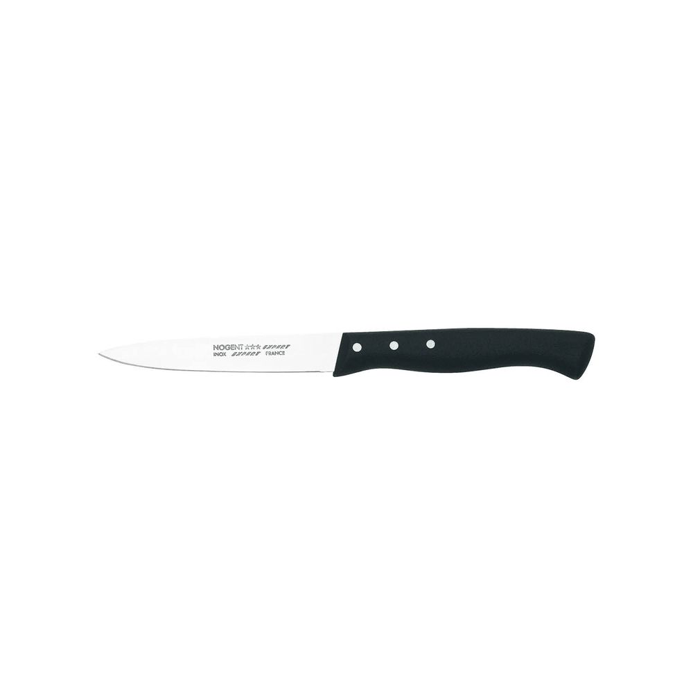 Couteaux - Couteau d’office 8 cm – Lame Affidenté®- Noir – Expert - NOGENT***