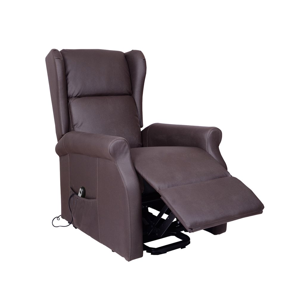 Fauteuils - Fauteuil Cribel Arlette D Relax en tissu nabuk - CRIBEL