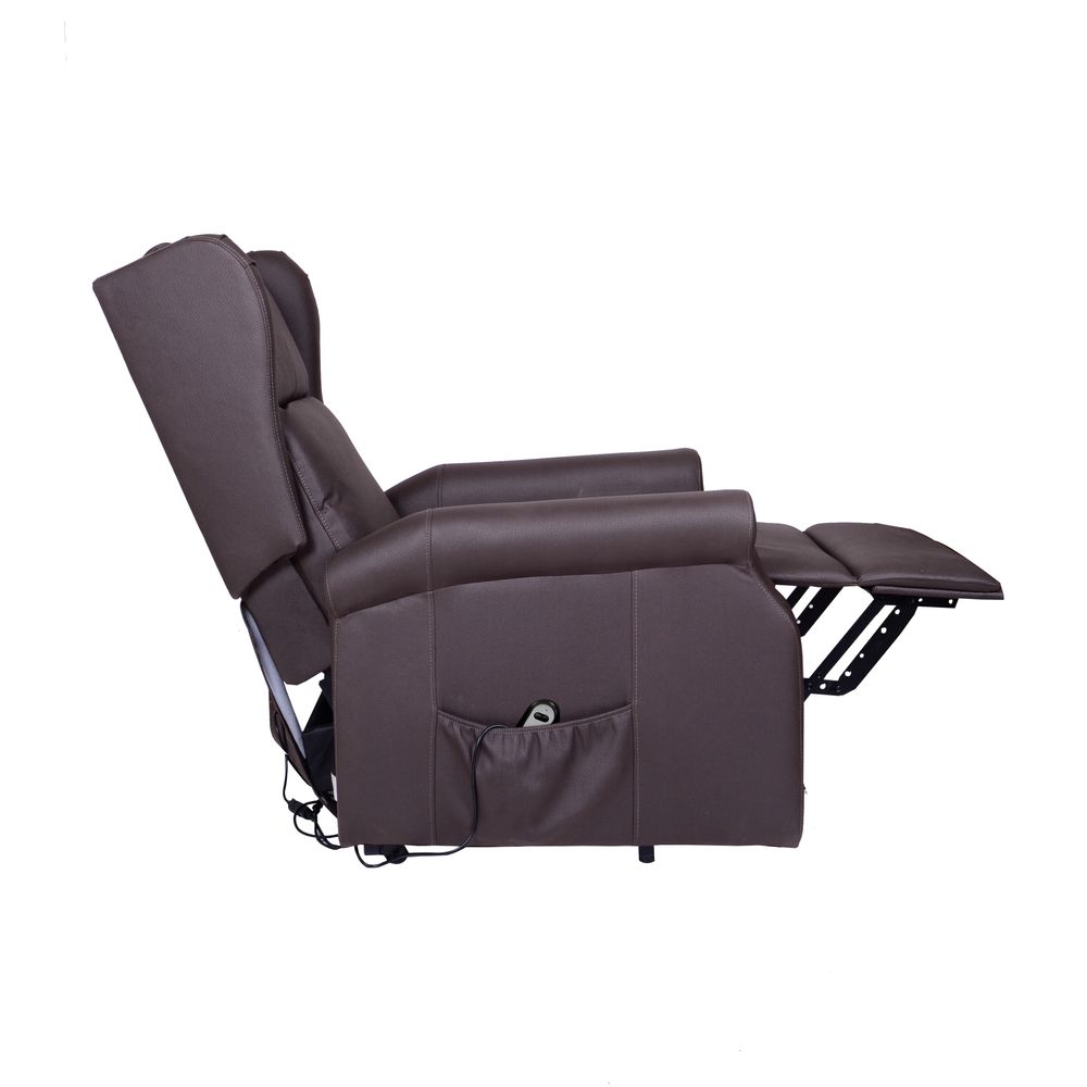 Fauteuils - Fauteuil Cribel Arlette D Relax en tissu nabuk - CRIBEL