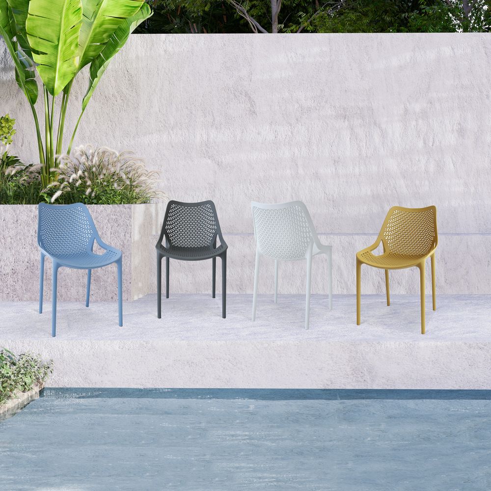 Sièges pour collectivités - Chaise Cribel Braga, en polypropylène - CRIBEL