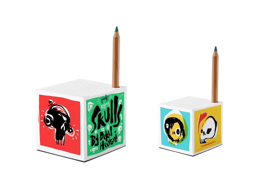 Gifts - New collection of Artists Illustrated Paper Cubes  - small & large - PULP SHOP