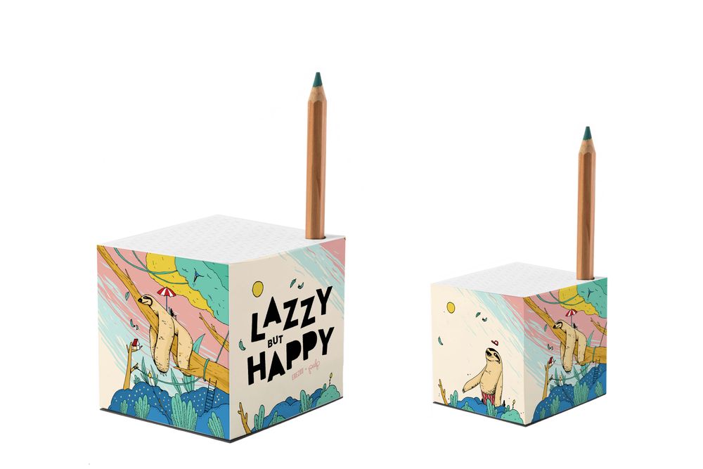 Gifts - New collection of Artists Illustrated Paper Cubes  - small & large - PULP SHOP