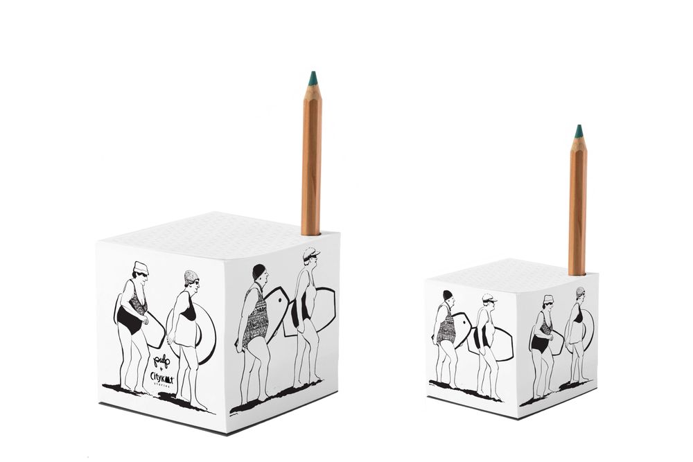 Gifts - New collection of Artists Illustrated Paper Cubes  - small & large - PULP SHOP
