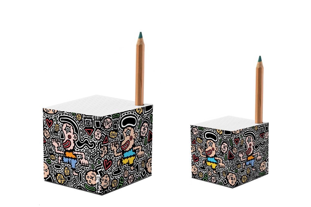 Gifts - New collection of Artists Illustrated Paper Cubes  - small & large - PULP SHOP