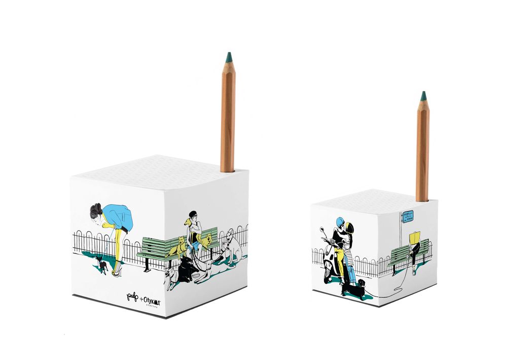 Gifts - New collection of Artists Illustrated Paper Cubes  - small & large - PULP SHOP