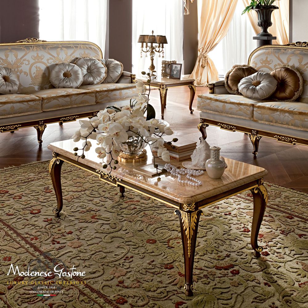 Upholstery fabrics - Casanova Classic 3-seater Sofa - MODENESE LUXURY FURNITURE