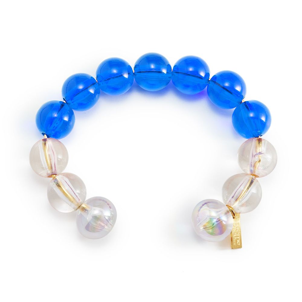 Jewelry - GOLD PLATED EARRINGS WITH 2 MURANO GLASS BEADS. - LA MÔME BIJOU
