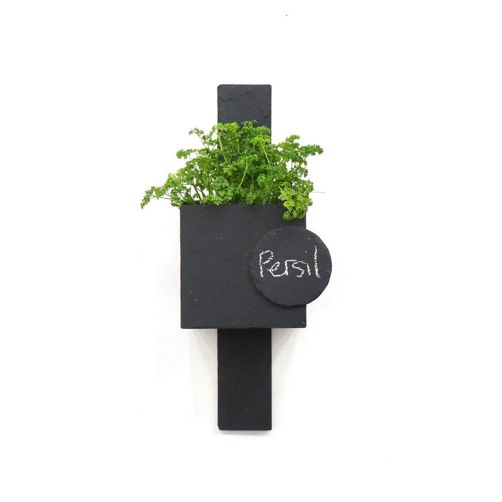 Green walls - Natural Slate Planter for Herbs Totem - LE TRÈFLE BLEU