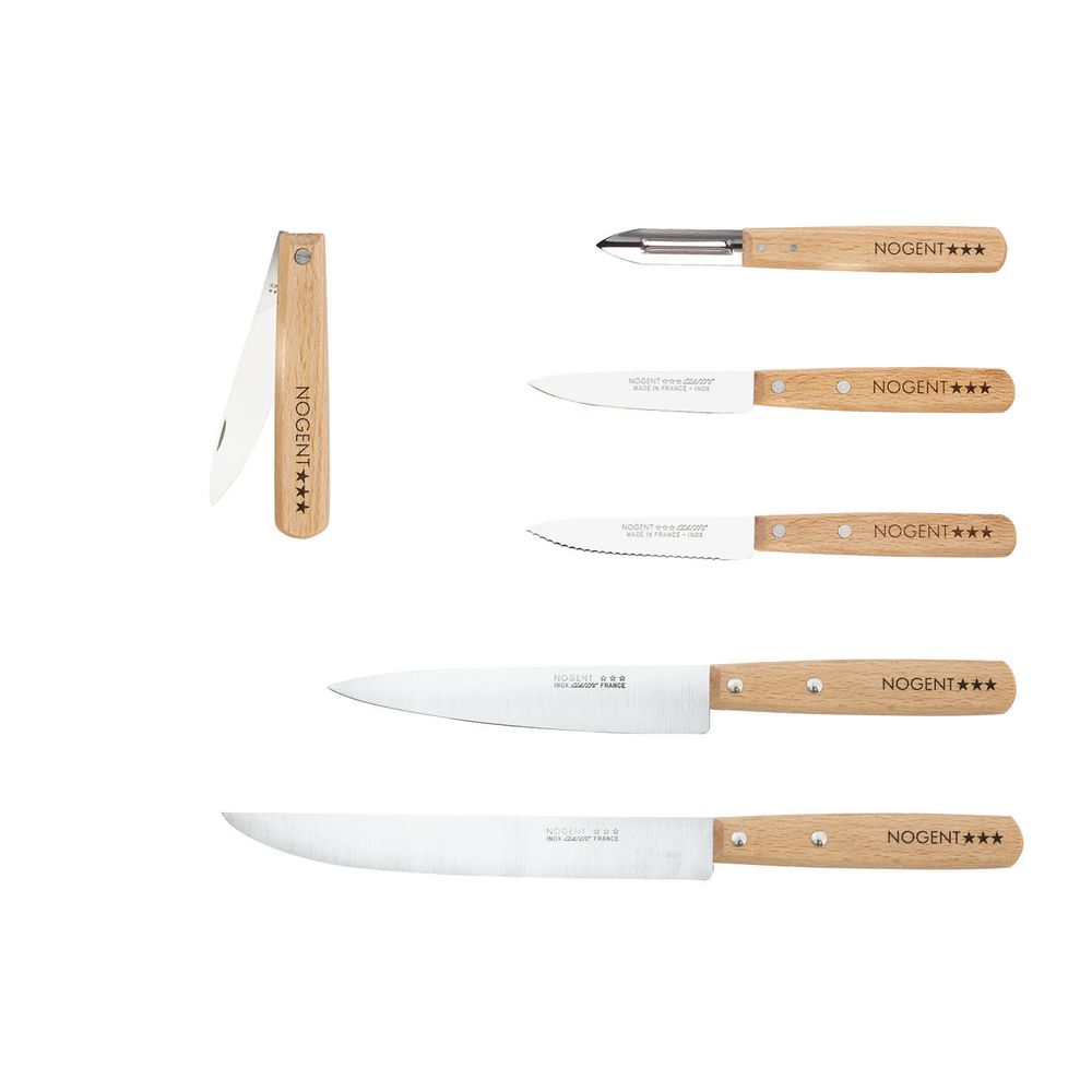 Couteaux - Couteau à Steak 11 cm – Hêtre – Nogent*** – Classic - NOGENT***