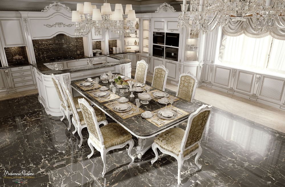 Revêtements sols intérieurs - Cuisine de Luxe - MODENESE LUXURY FURNITURE