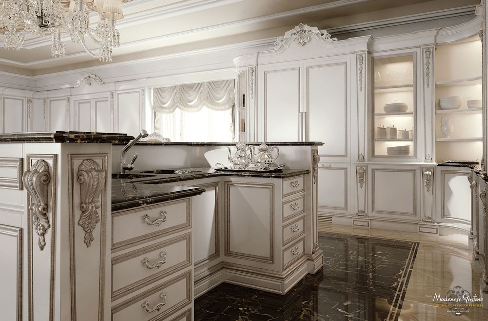 Revêtements sols intérieurs - Cuisine de Luxe - MODENESE LUXURY FURNITURE