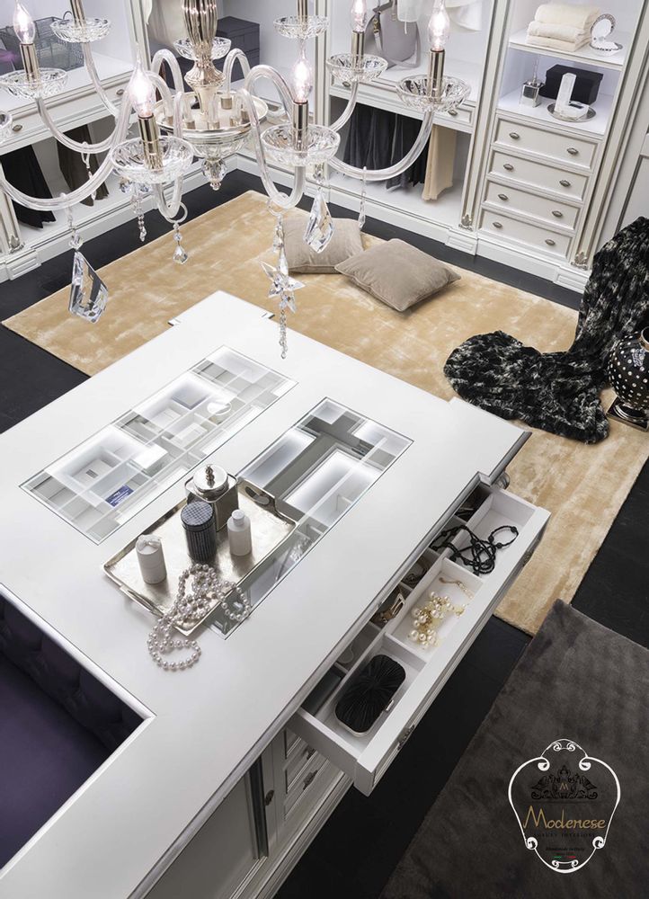 Tapis sur-mesure - Dressings de luxe - MODENESE LUXURY FURNITURE