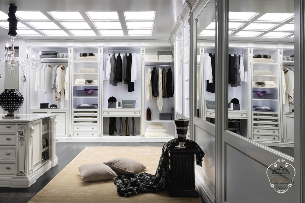 Tapis sur-mesure - Dressings de luxe - MODENESE LUXURY FURNITURE