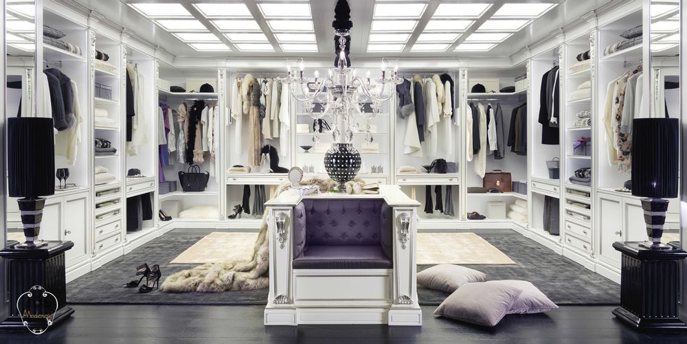 Tapis sur-mesure - Dressings de luxe - MODENESE LUXURY FURNITURE