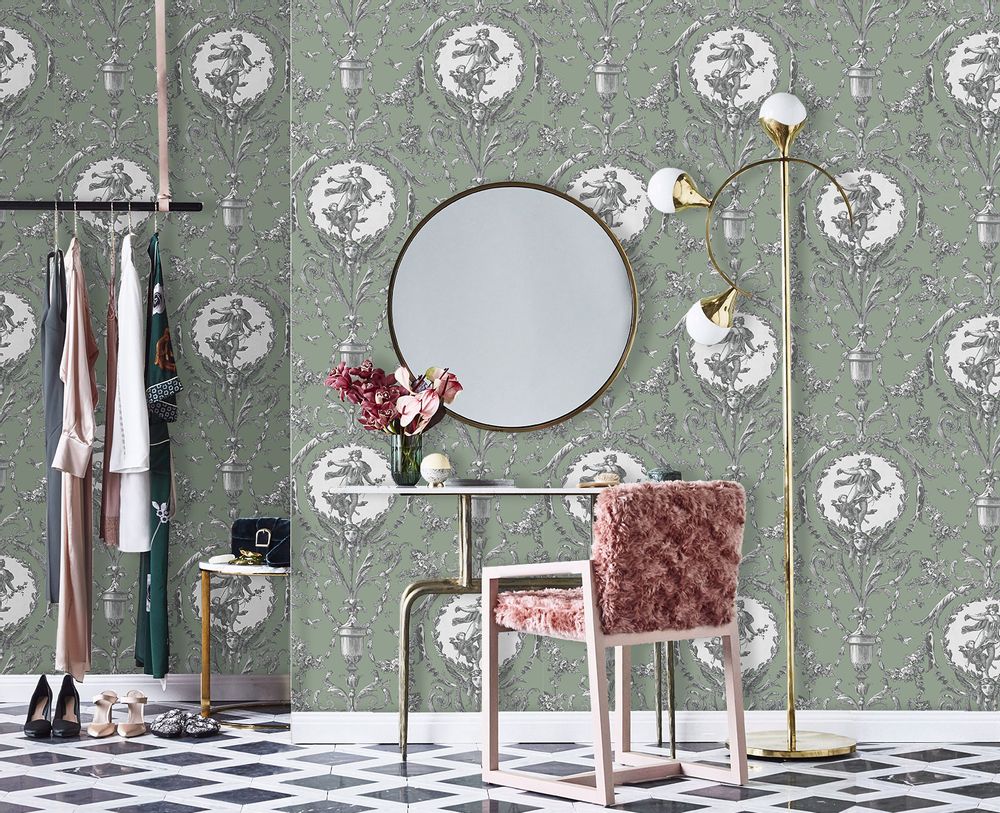 Other wall decoration - MÉDAILLONS wallpaper - LE GRAND SIÈCLE