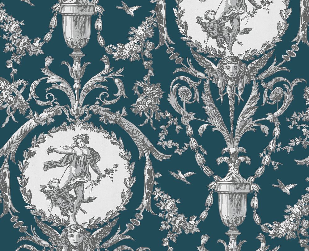 Other wall decoration - MÉDAILLONS wallpaper - LE GRAND SIÈCLE