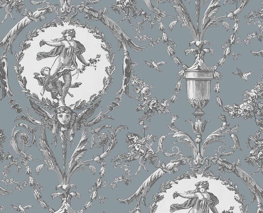 Other wall decoration - MÉDAILLONS wallpaper - LE GRAND SIÈCLE