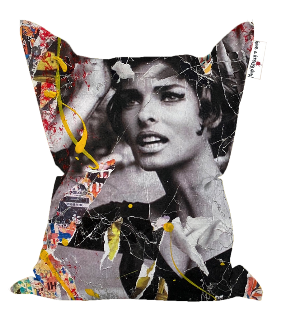 Produits sous licence - Pouf Smiet-U collection by Anne Mondy - KREISY