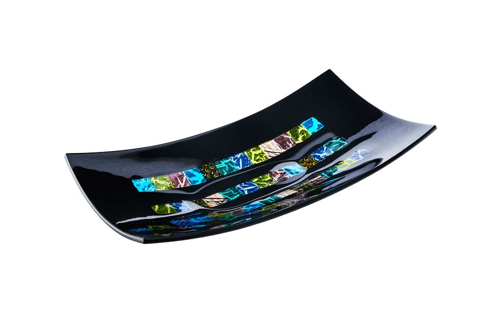 Trays - Dubai R40 Murano glass tray - ALFIER GLASSTUDIO