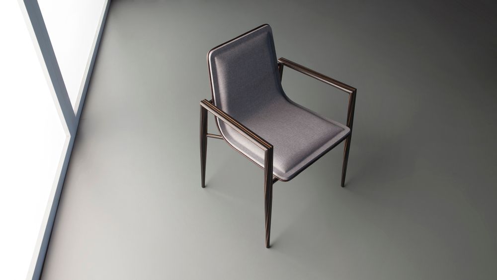Chairs - MUSA Chair - metal+leather - DOIMO BRASIL