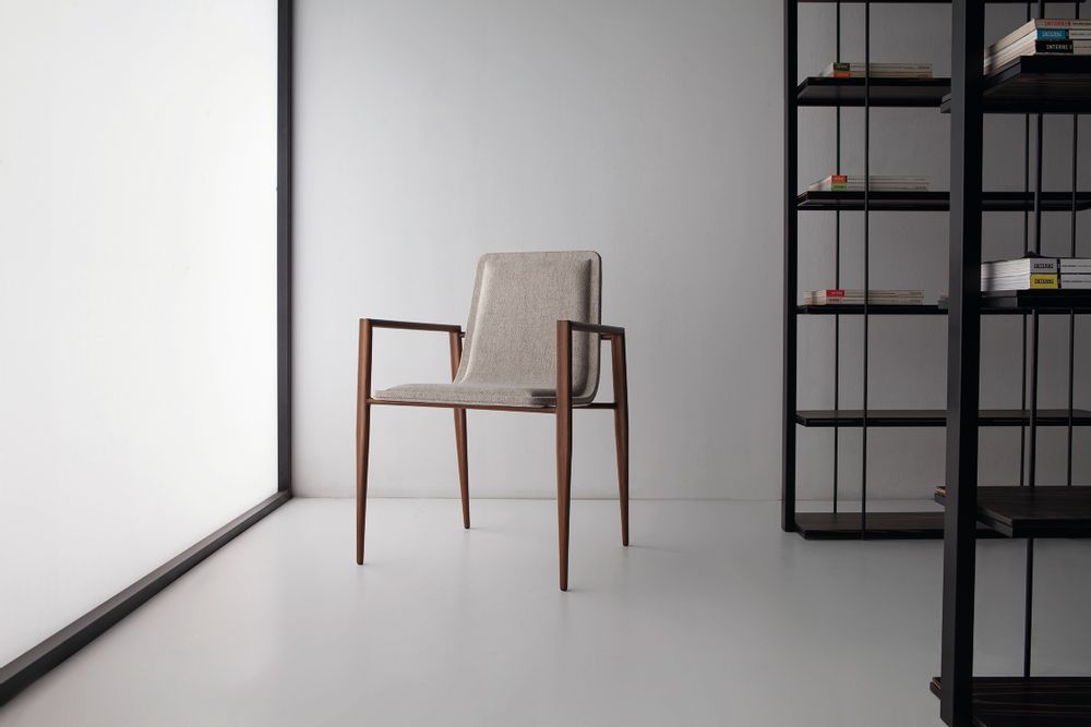 Chairs - MUSA Chair - metal+leather - DOIMO BRASIL