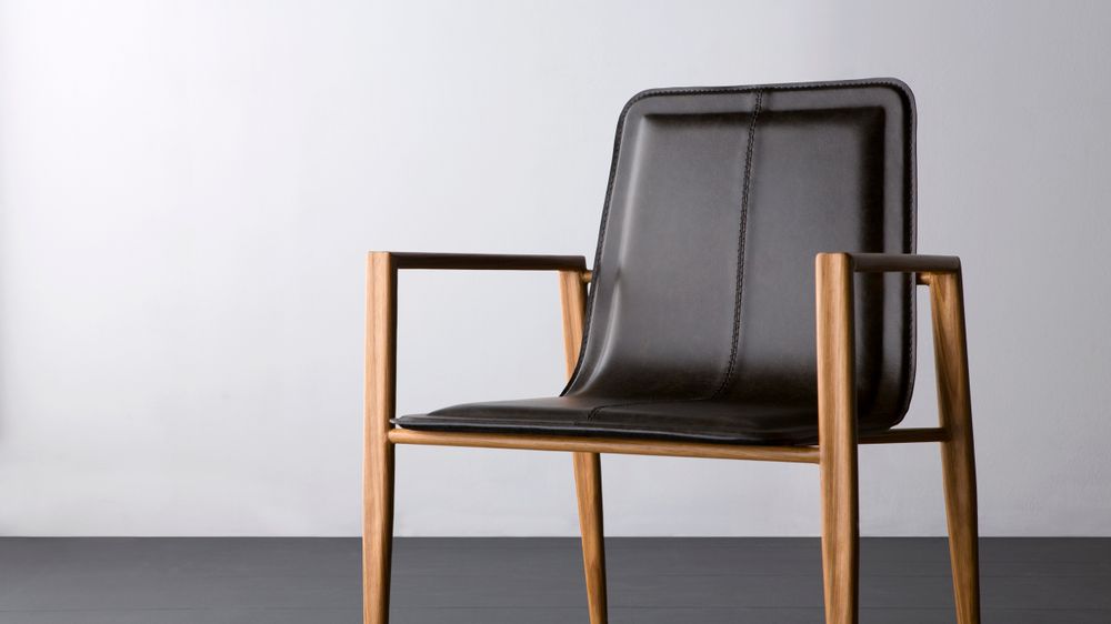 Chairs - MUSA Chair - metal+leather - DOIMO BRASIL
