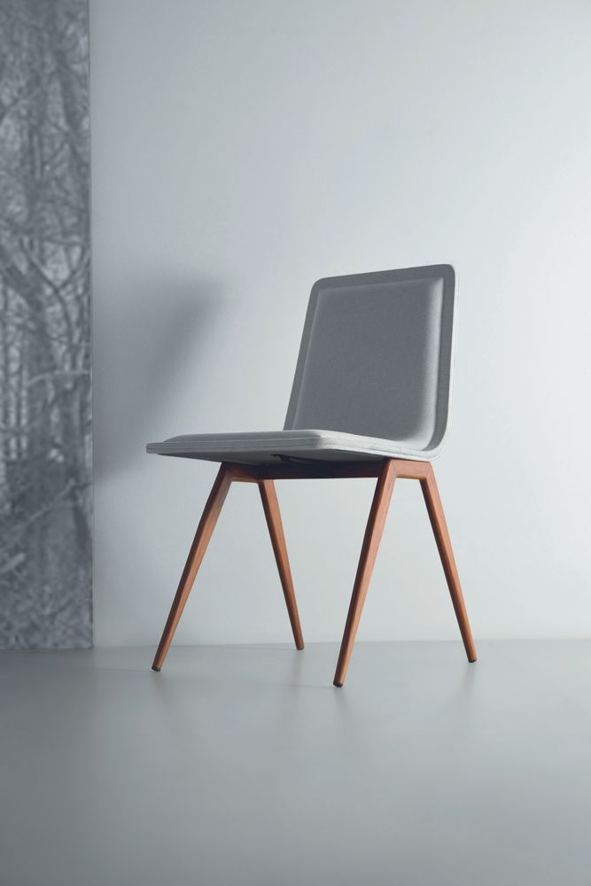 Chairs - TECNO Chair- metal+leather - DOIMO BRASIL