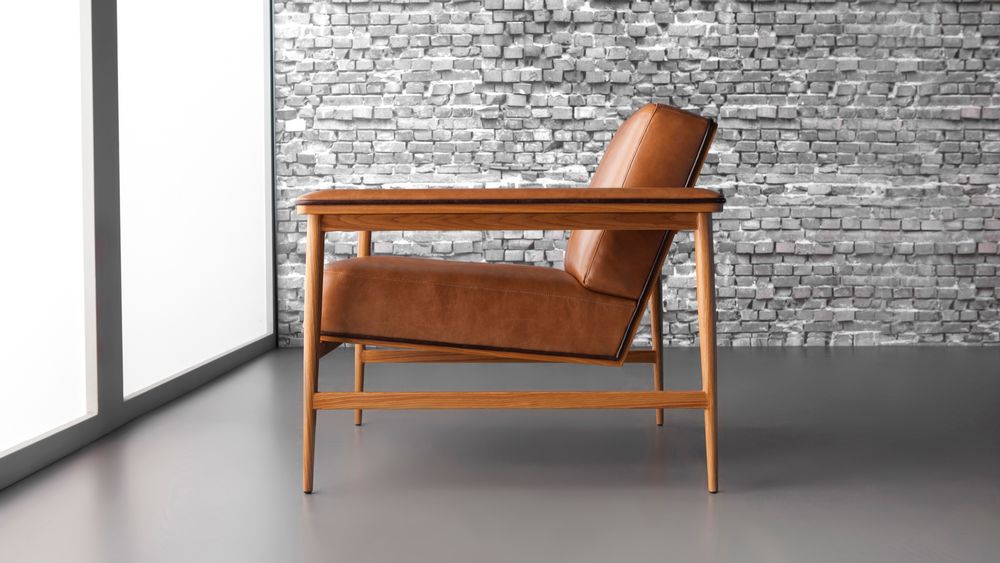 Lounge chairs - OPEN Louge Chair- metal+leather - DOIMO BRASIL