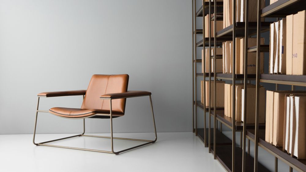 Chaises longues - Chaises longues DIVA - métal+cuir - DOIMO BRASIL