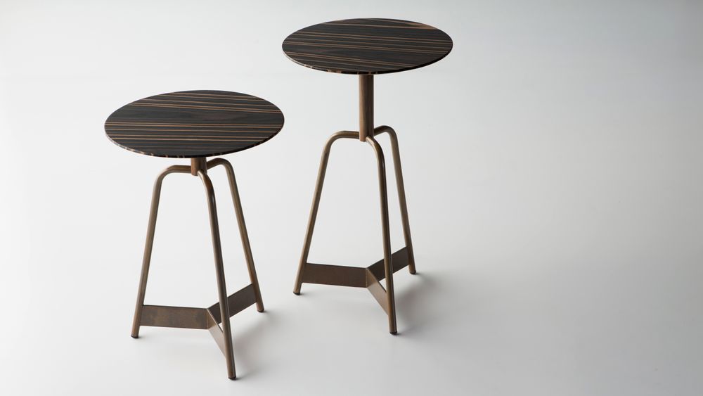 Other tables - TRIP Side table- metal + wood - DOIMO BRASIL