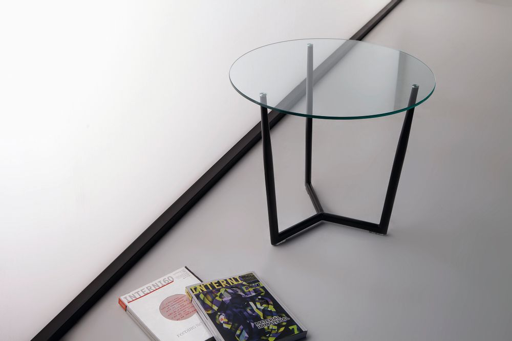 Autres tables - Table d'appoint FORM- métal et bois - DOIMO BRASIL