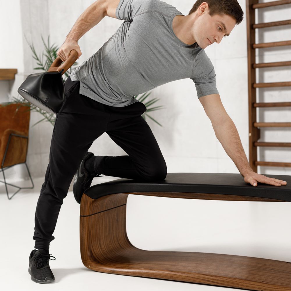 Fitness machines - Leather Kettlebell - MEISTRINE