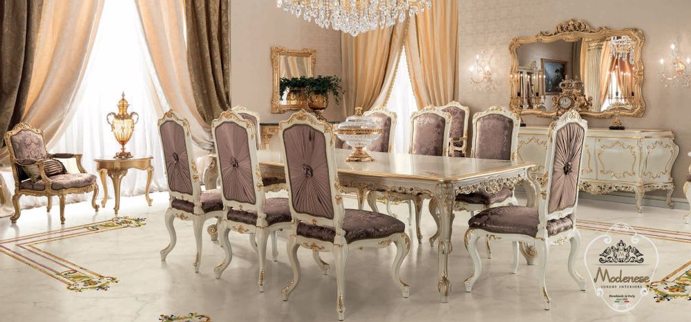 Hanging lights - Deluxe Dining Rooms - MODENESE LUXURY FURNITURE