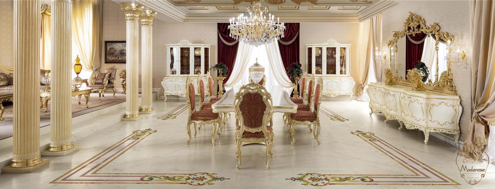 Hanging lights - Deluxe Dining Rooms - MODENESE LUXURY FURNITURE