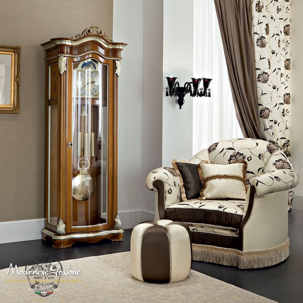 Tissus d'ameublement - Fauteuil Classique - MODENESE LUXURY FURNITURE