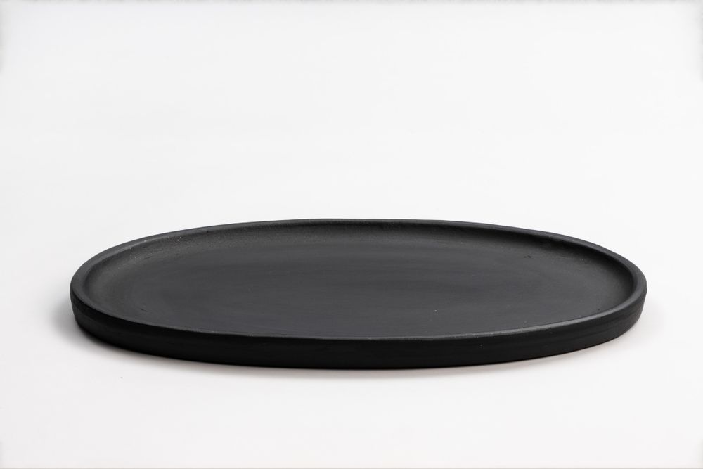 Platter and bowls - Oval clay tray - MAISON YAK