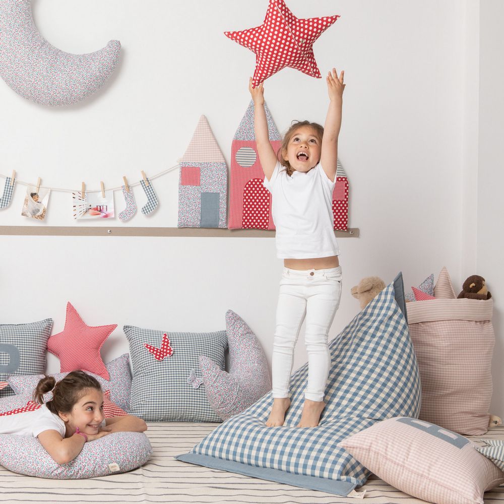 Children's bedrooms - Nido – Bean bag - AMICHETTI - MISCIMU' AMICI DI STOFFA