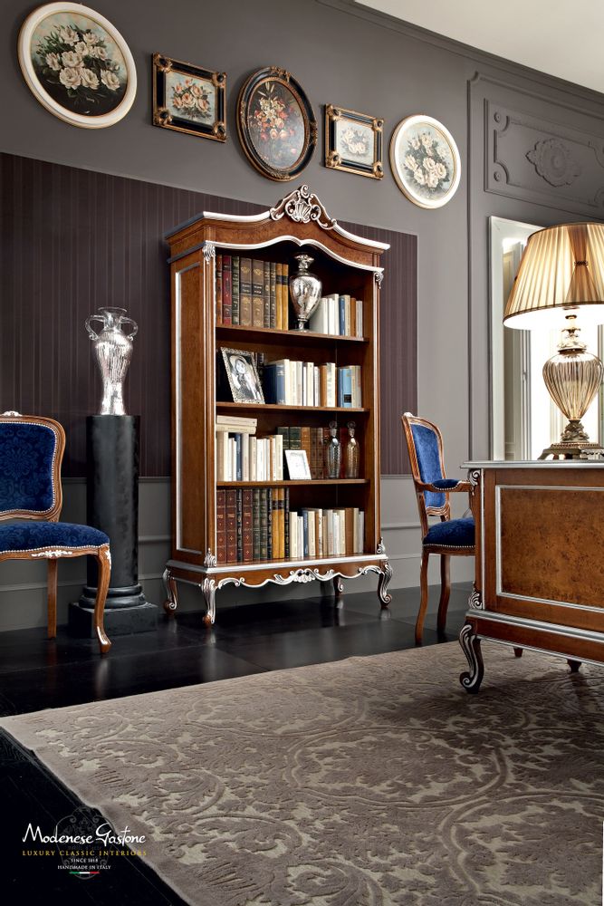 Papiers peints - Bibliothèques Exclusives De Luxe - MODENESE LUXURY FURNITURE
