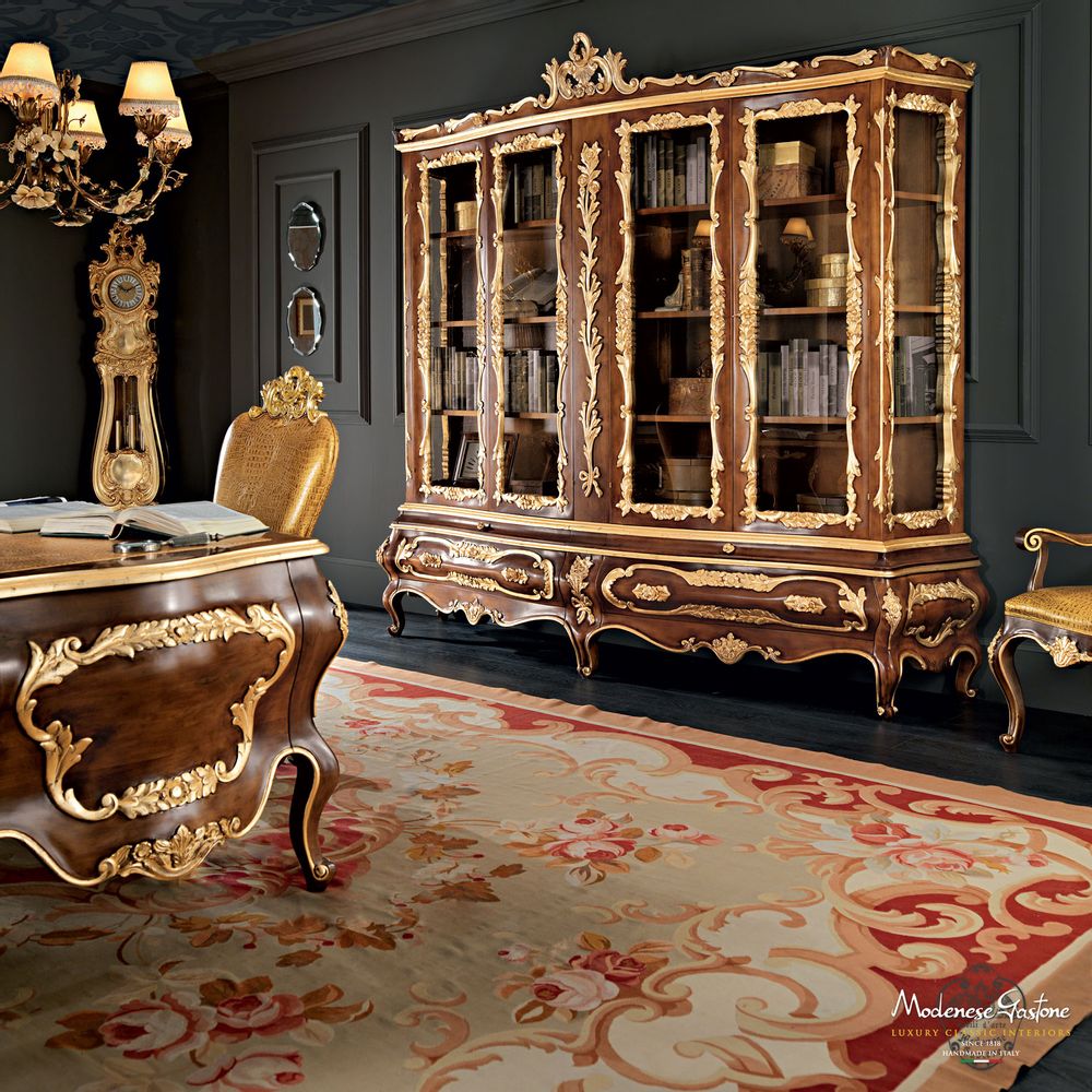 Papiers peints - Bibliothèques Exclusives De Luxe - MODENESE LUXURY FURNITURE