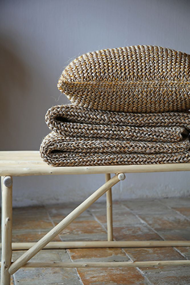 Coussins textile - Coussins fait main en sisal, laine et coton - VALENTINA HOYOS ARISTIZABAL