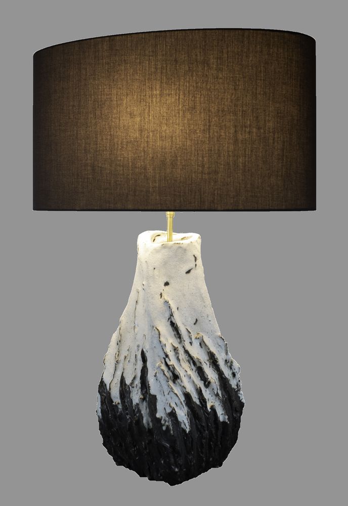 Céramique - Lampe "Gouffre blanc" - ANANDA ARAGUNDI-HANUS