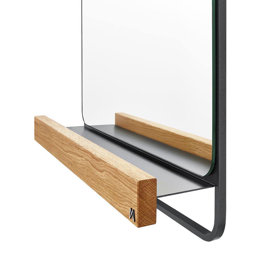 Miroirs - MODULO collection. M209B Hallway bench, M267B Mirror, M268A Wall hanger, M210E Bookcase, M210A Hallway bench, M208 Pouf, M207 Pouf, M267A Mirror - MY MODERN HOME